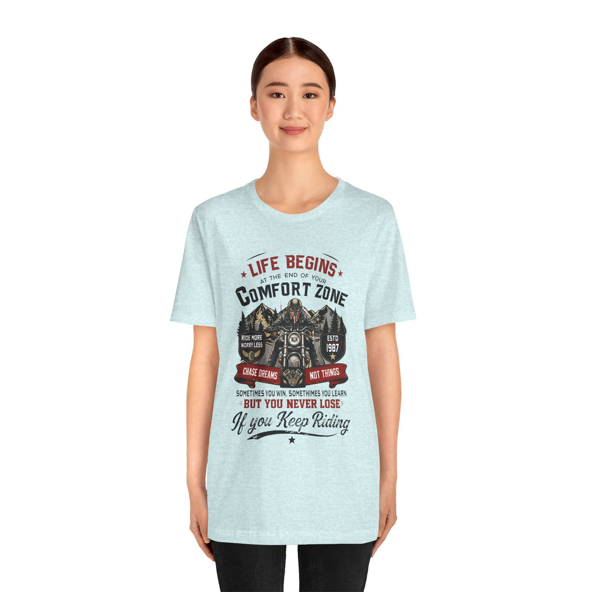 motorcycle rider tee