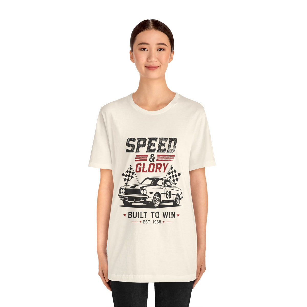 racing graphic tee