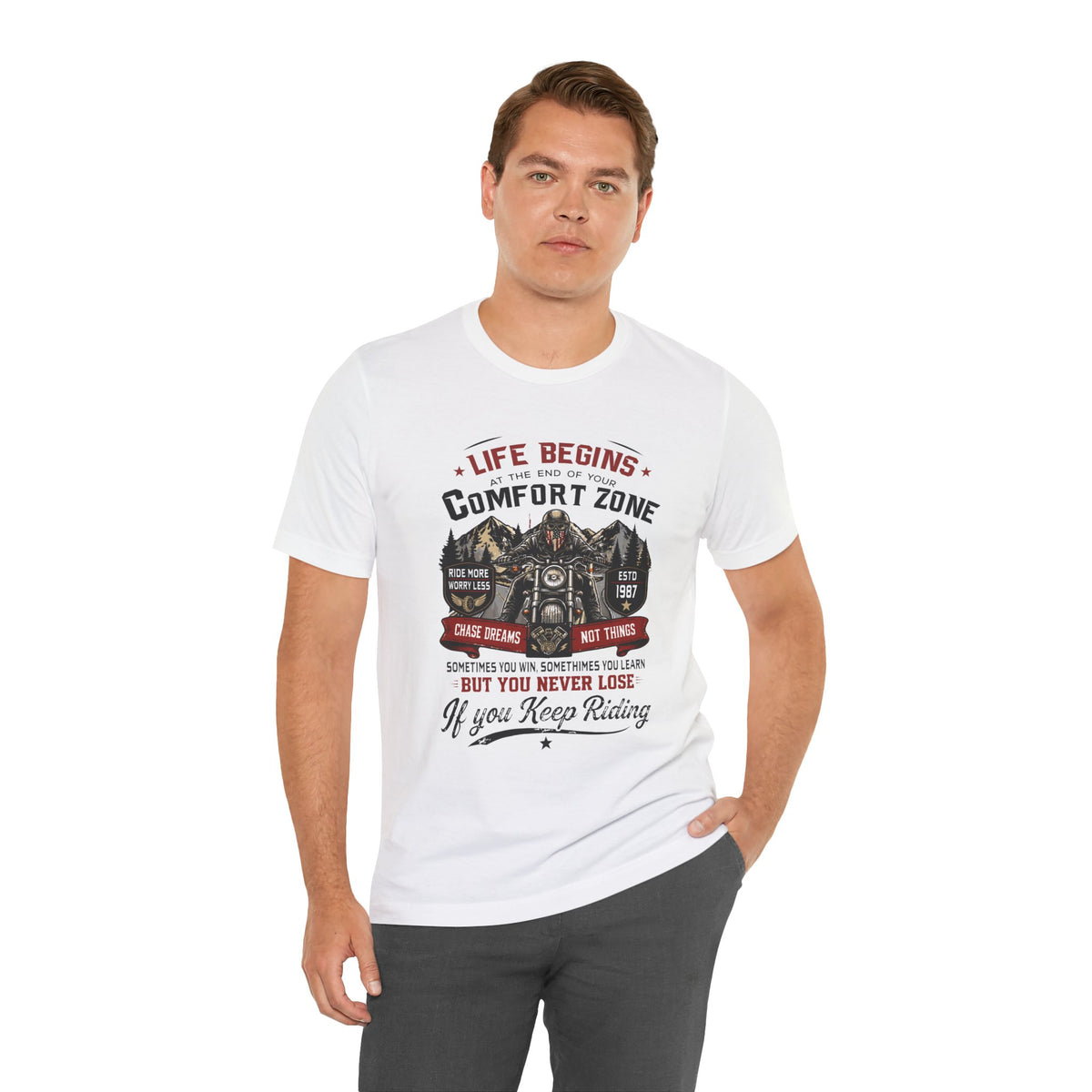 motorcycle rider tee