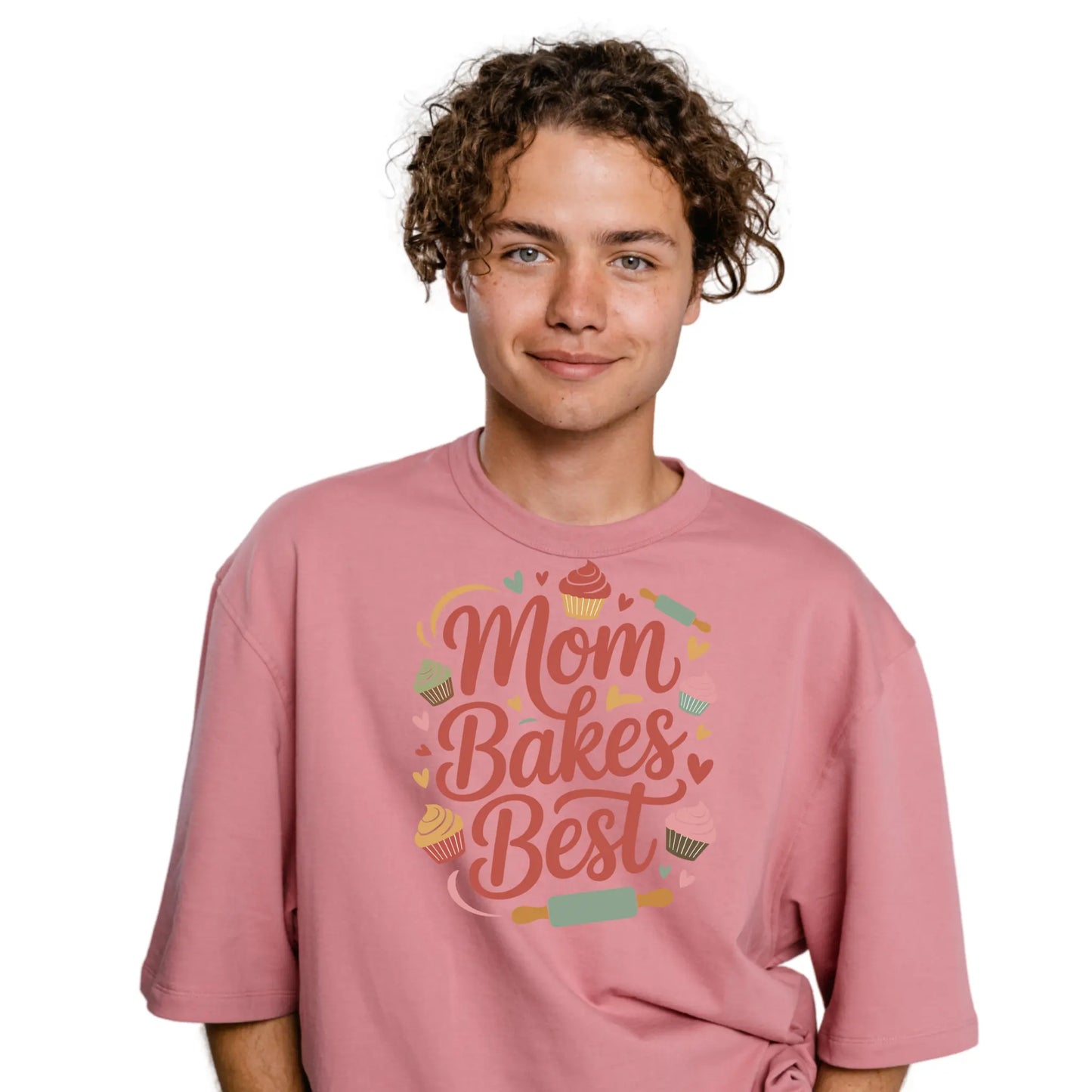 Mom Bakes Best T-Shirt | Baking Mom Shirt | Cute Mother's Day Tee for Baker Moms by Ortrends