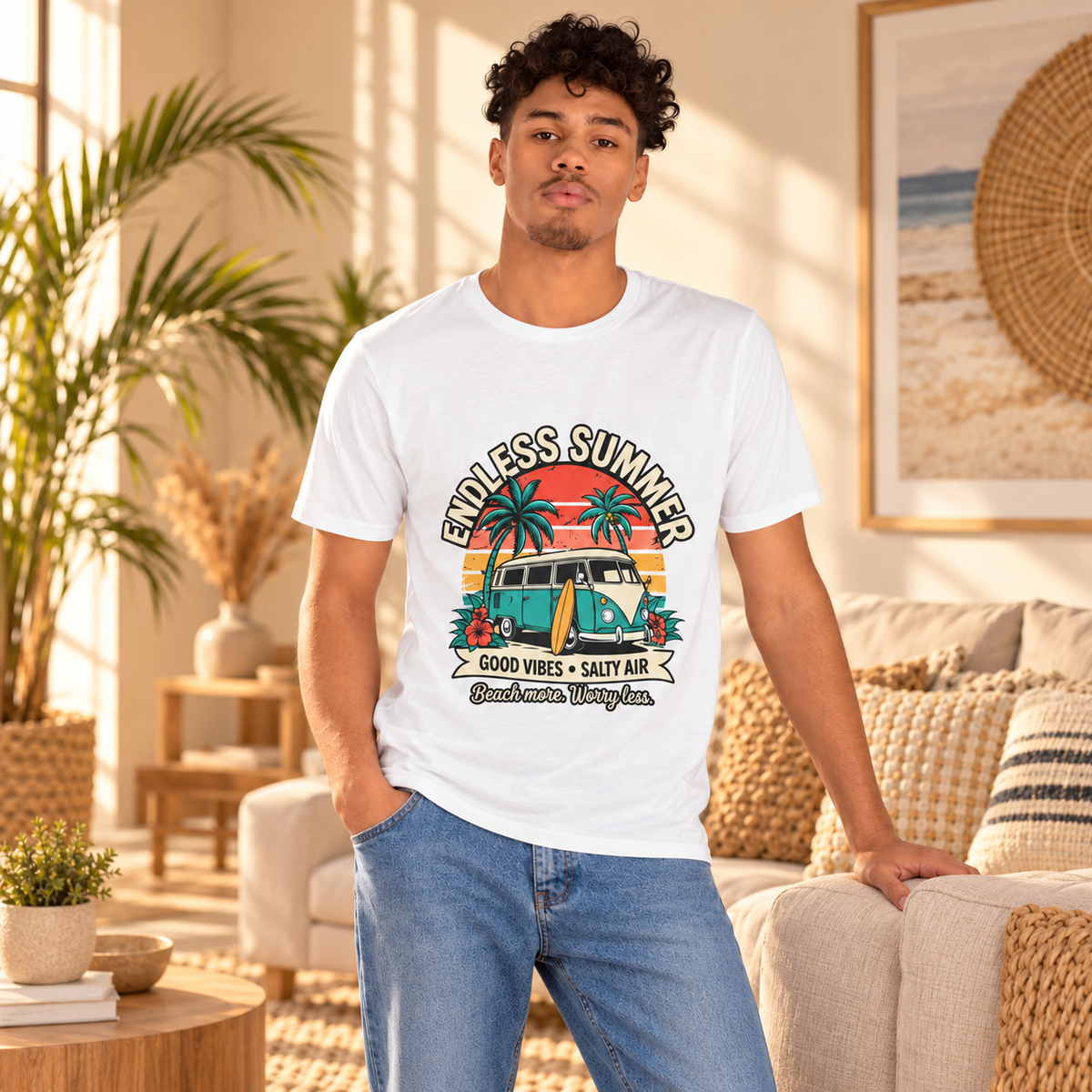 Endless Summer Vintage Surf Van Tee | Ortrends