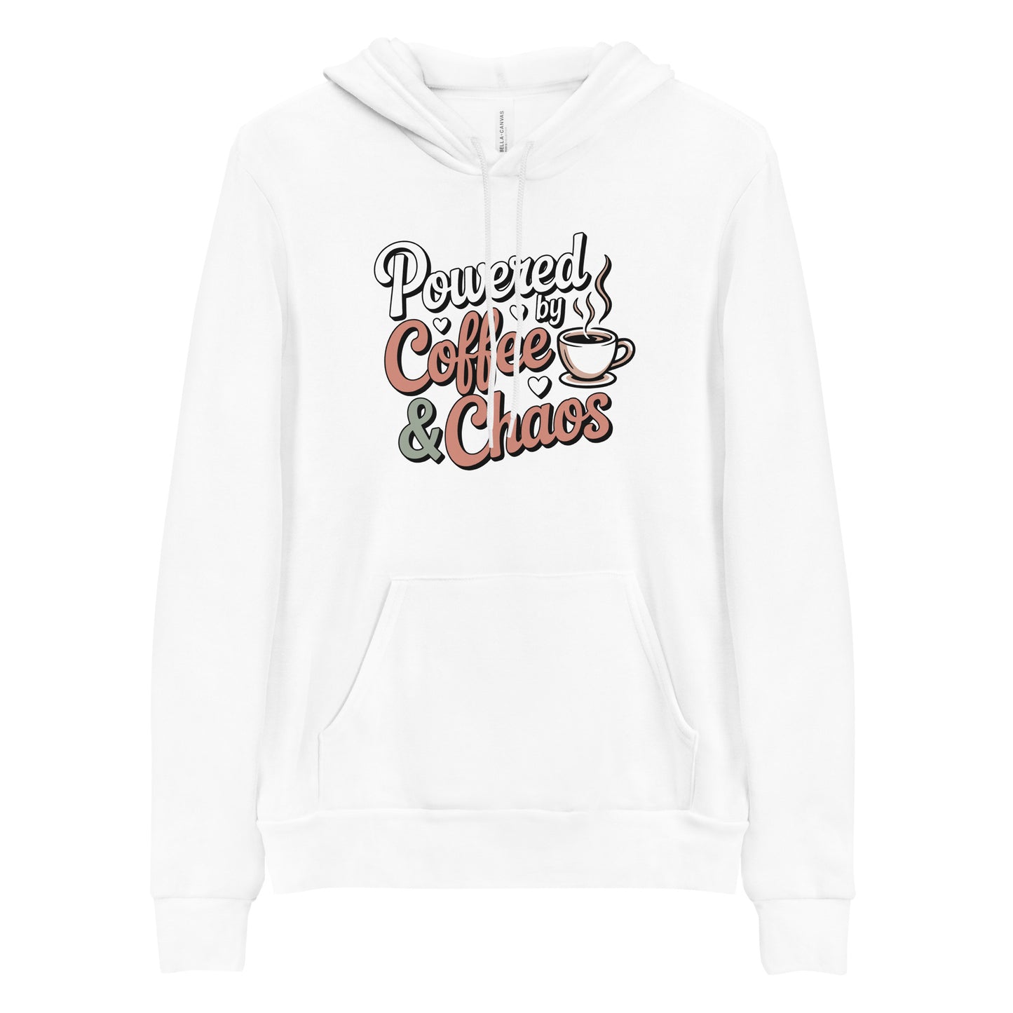 Powered By Coffee And Chaos Funny Coffee Life's Hoodie | Ortrends