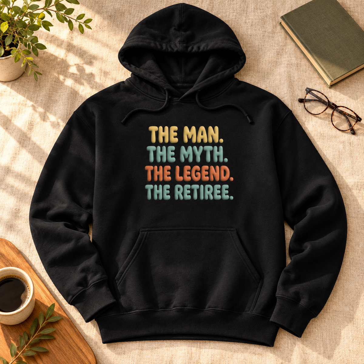 Retired Legend Unisex Hoodie | The Man The Myth The Legend The Retiree Unisex Hoodie