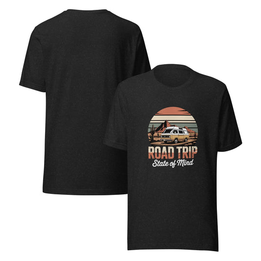 Road Trip State of Mind Women's T-Shirt | Road Trip Shirt for Women by Ortrends