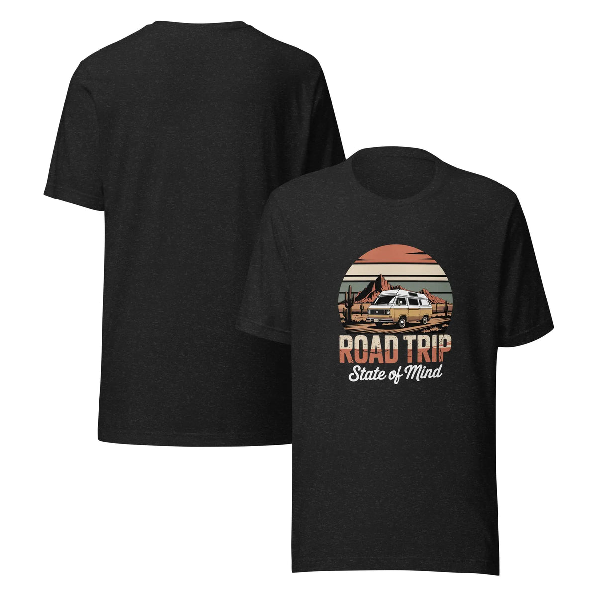 Road Trip State of Mind Women's T-Shirt | Road Trip Shirt for Women by Ortrends