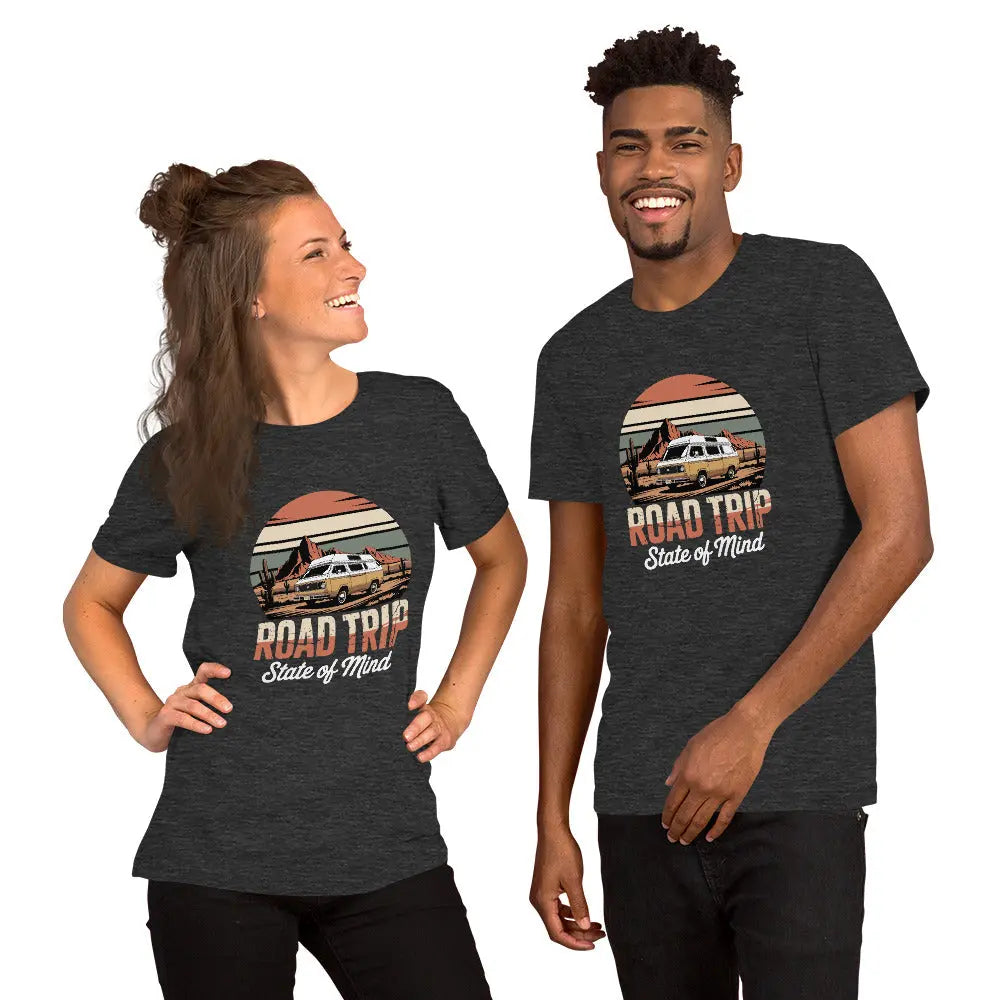 Road Trip State of Mind Women's T-Shirt | Road Trip Shirt for Women by Ortrends