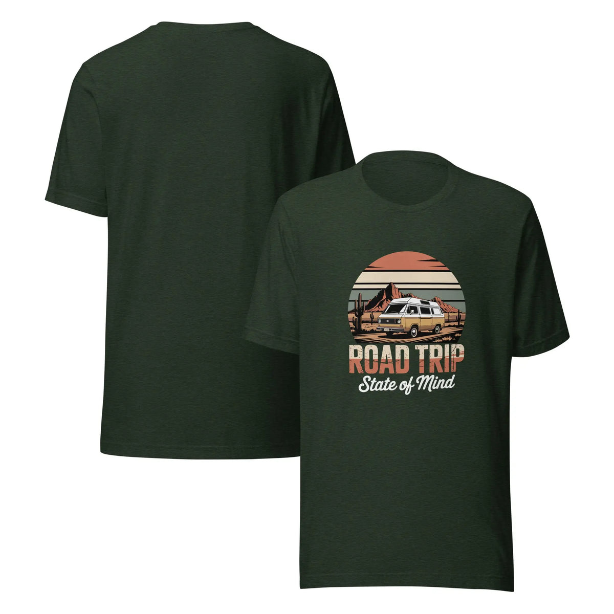 Road Trip State of Mind Women's T-Shirt | Road Trip Shirt for Women by Ortrends