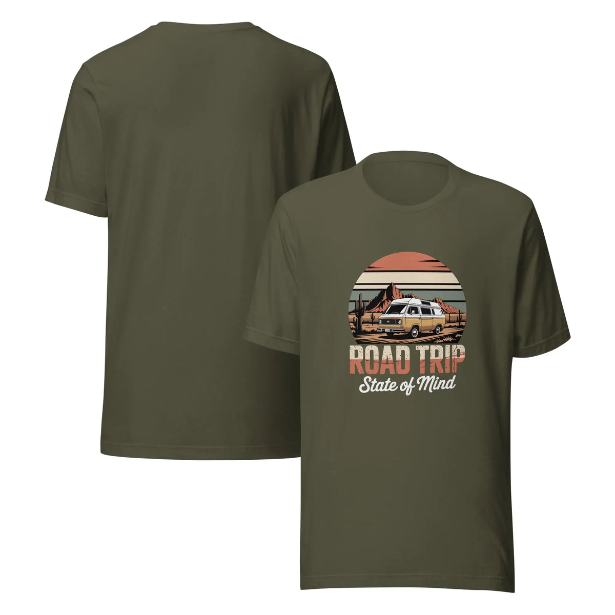 Road Trip State of Mind Women's T-Shirt | Road Trip Shirt for Women by Ortrends
