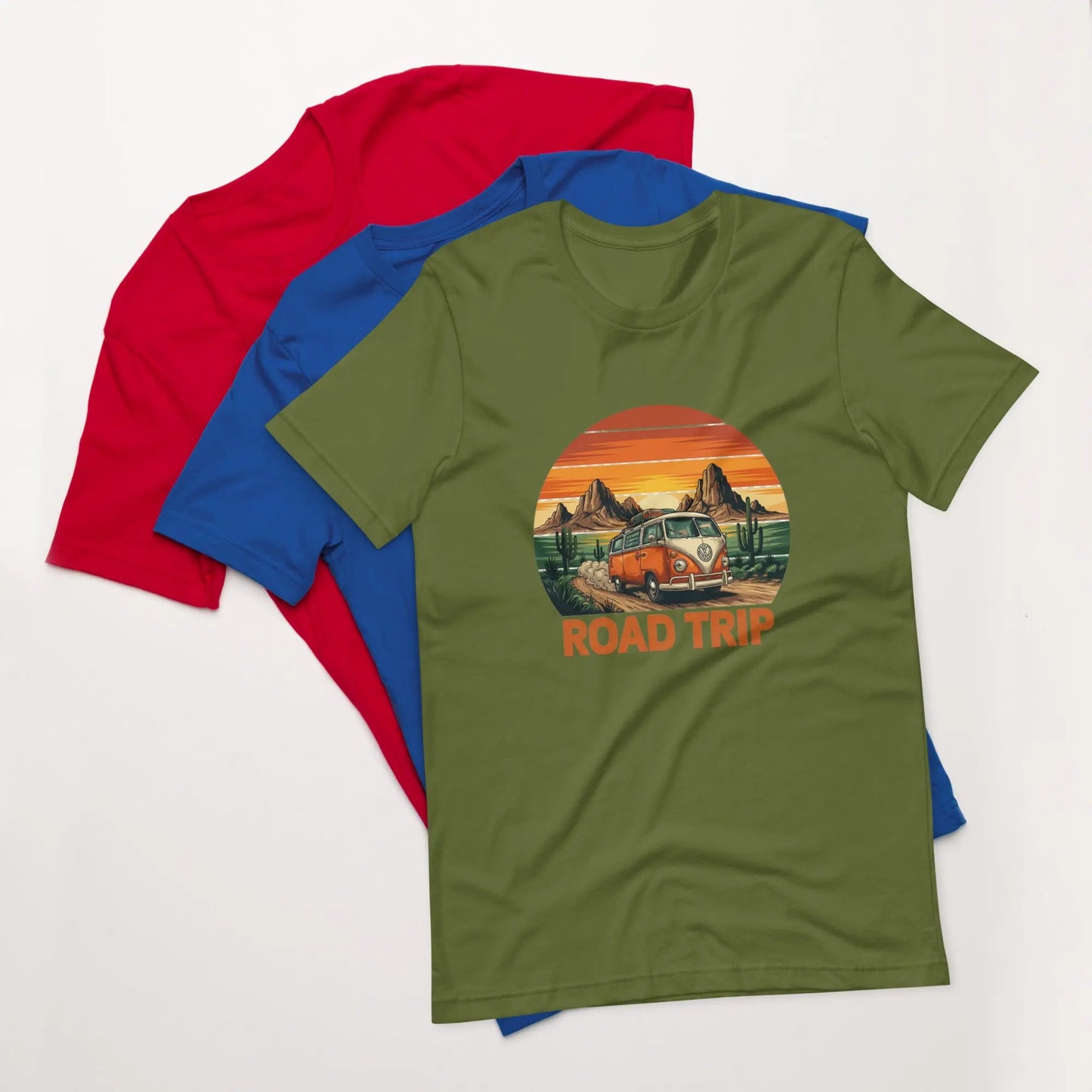 Road Trip Unisex T-Shirt | Road Trip Graphic Tee | Adventure Travel Shirt by Ortrends