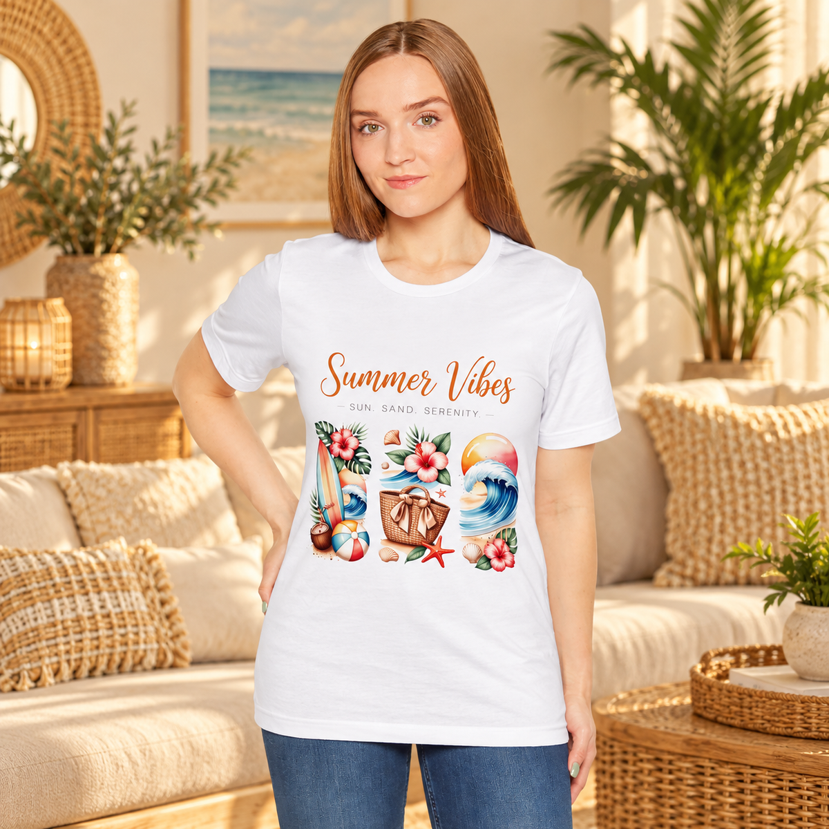 Summer Vibes Beach Graphic Tee | Unisex | Ortrends
