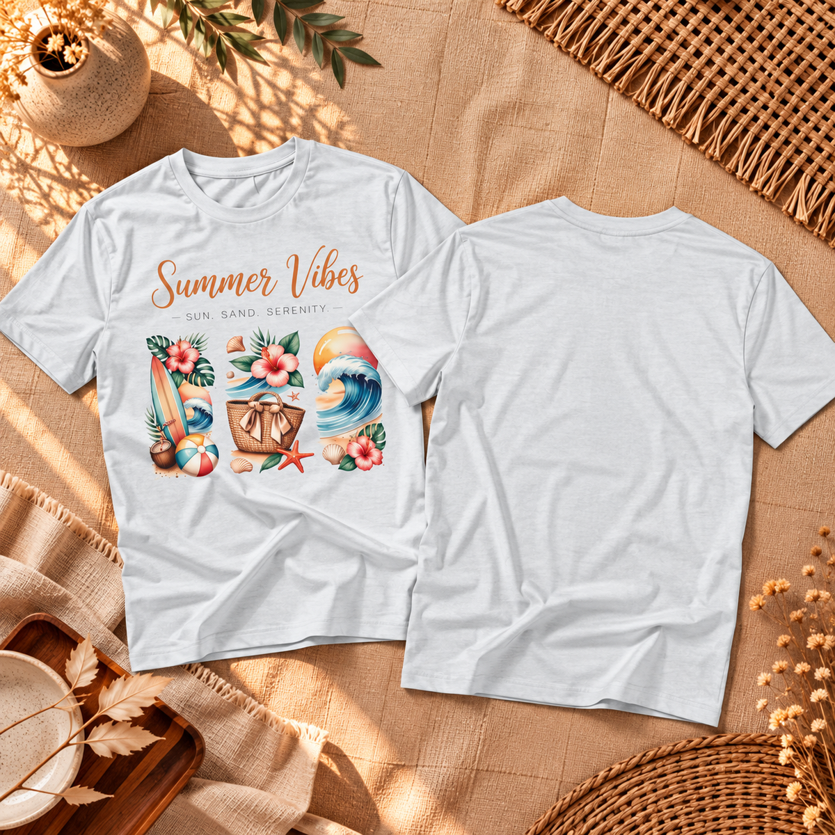 Summer Vibes Beach Graphic Tee | Unisex | Ortrends
