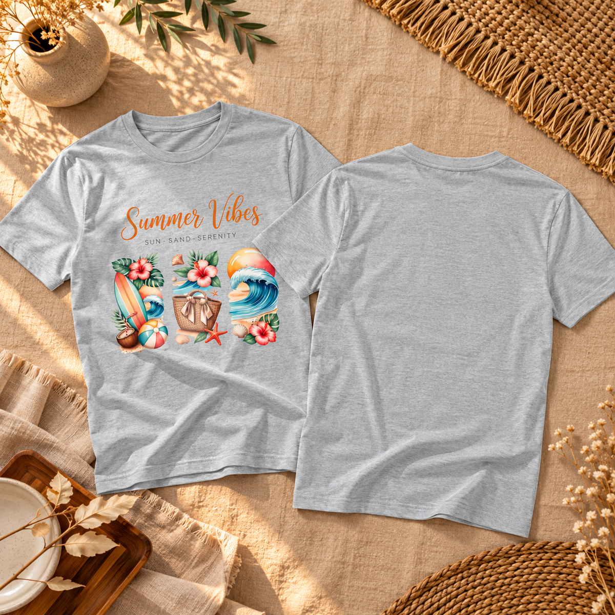Summer Vibes Beach Graphic Tee | Unisex | Ortrends