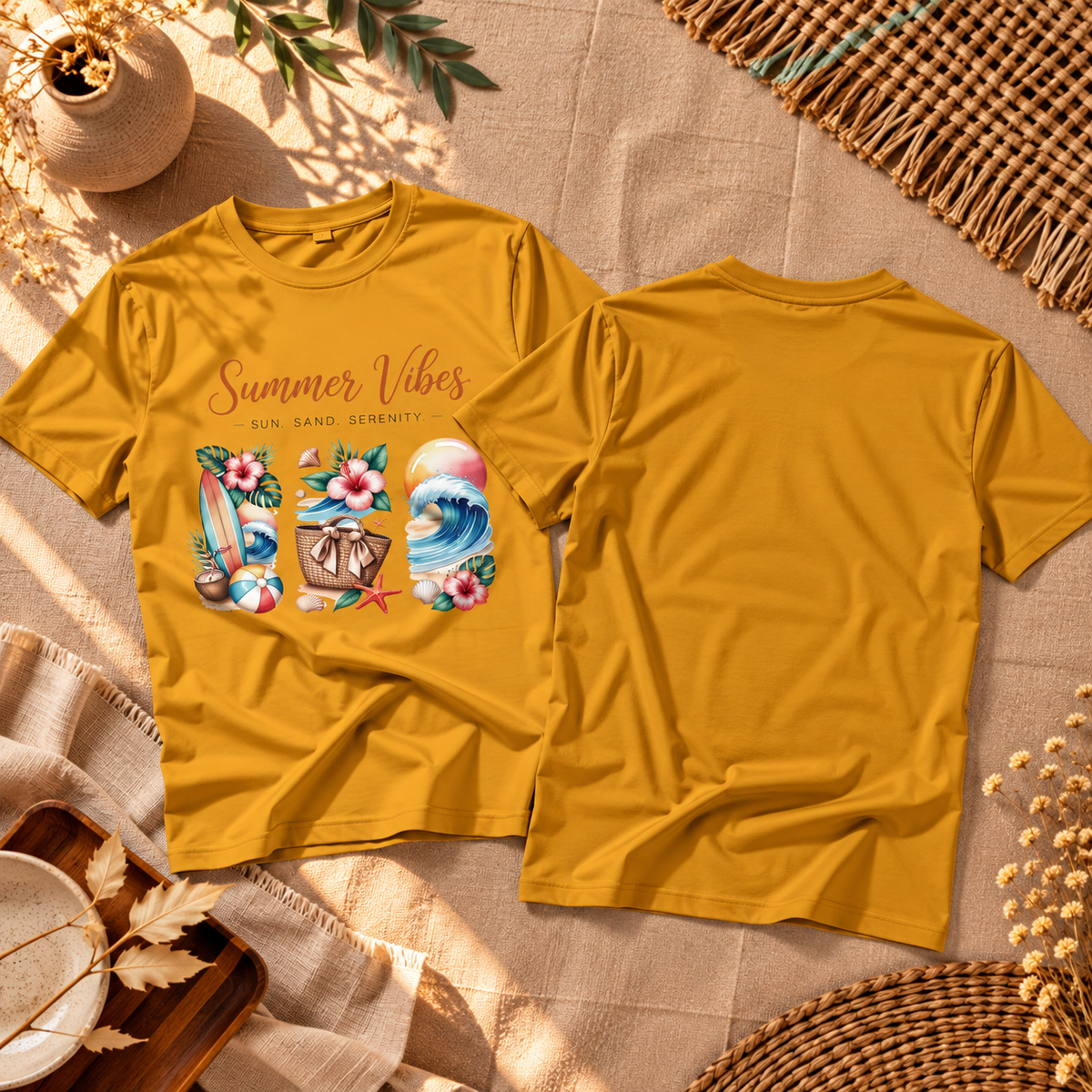 Summer Vibes Beach Graphic Tee | Unisex | Ortrends