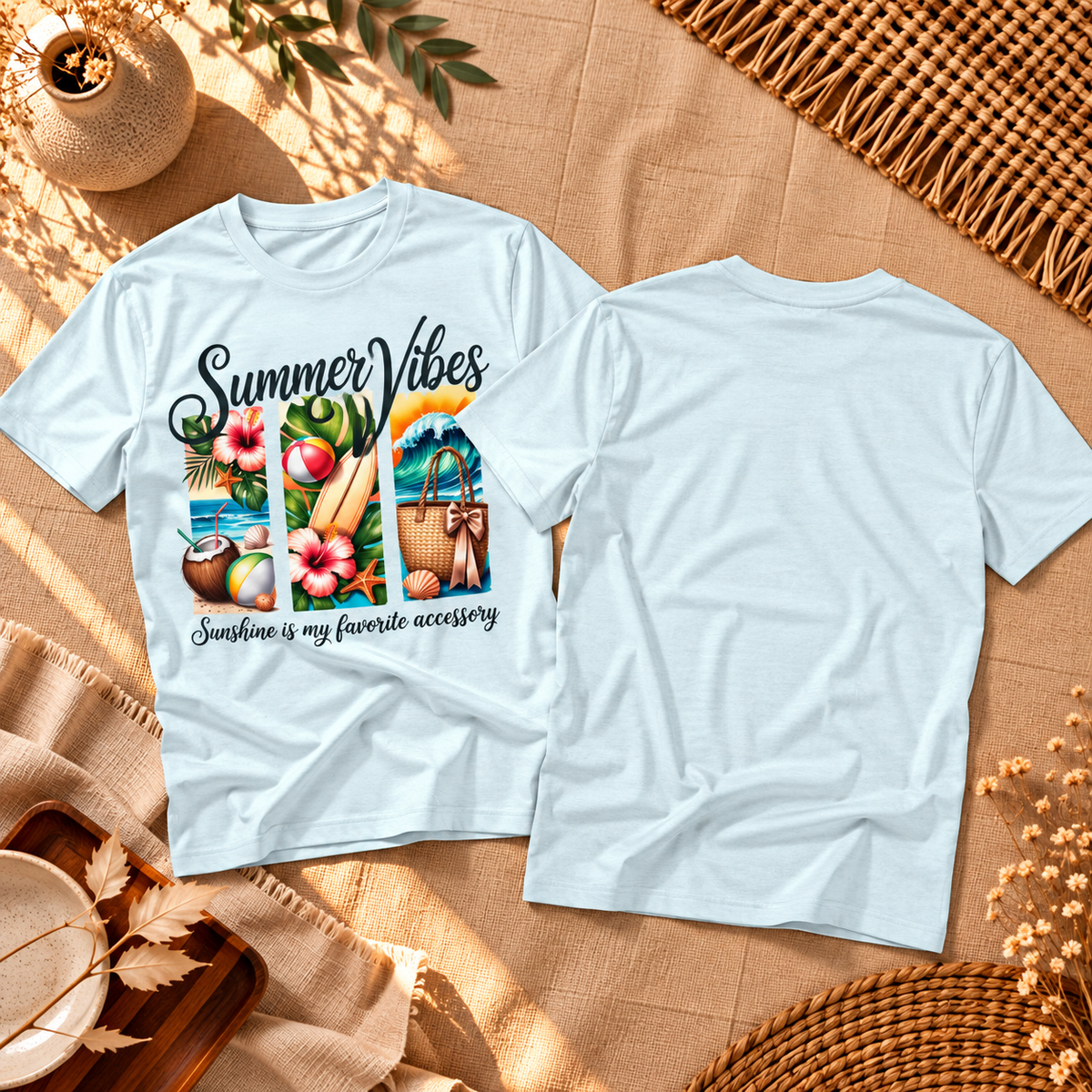 Grafik-T-Shirt „Sunshine Is My Favorite Accessory“ | Ortrends