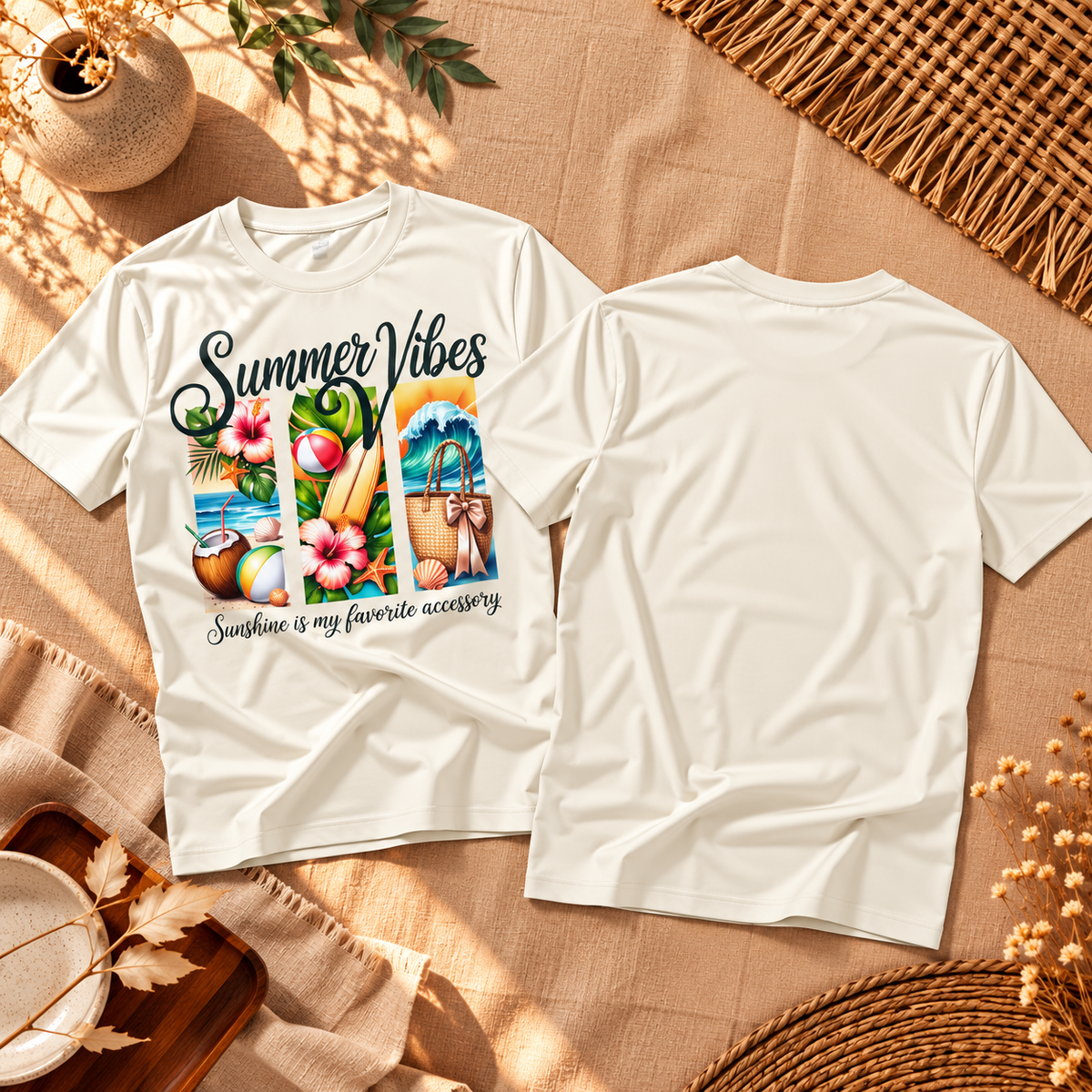 Grafik-T-Shirt „Sunshine Is My Favorite Accessory“ | Ortrends