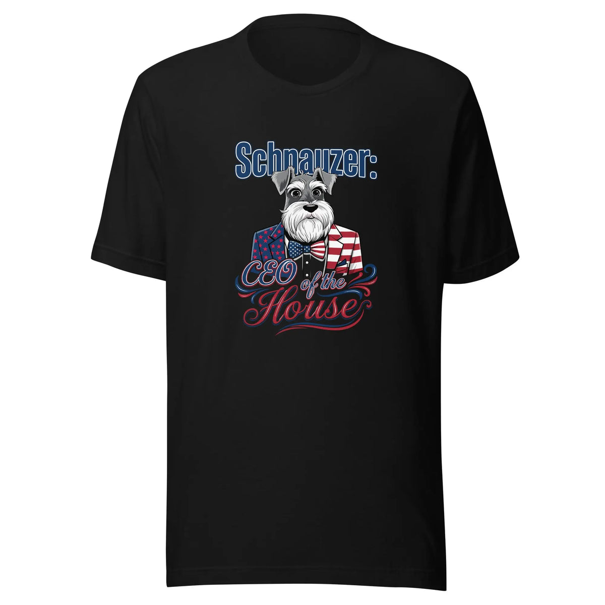Schnauzer CEO of the House Graphic Tee by Ortrends