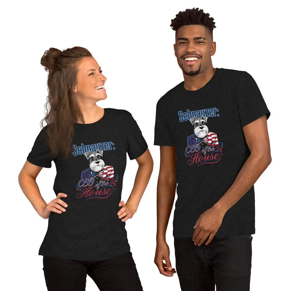 Schnauzer CEO of the House Graphic Tee by Ortrends