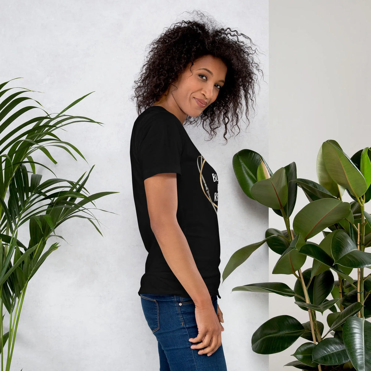 Blessed By a Rescue Pet Lover Graphic Tee by Ortrends