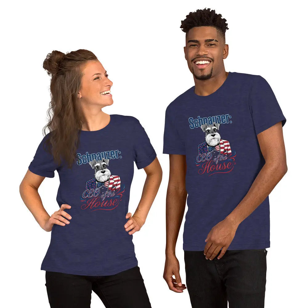 Schnauzer CEO of the House Graphic Tee by Ortrends