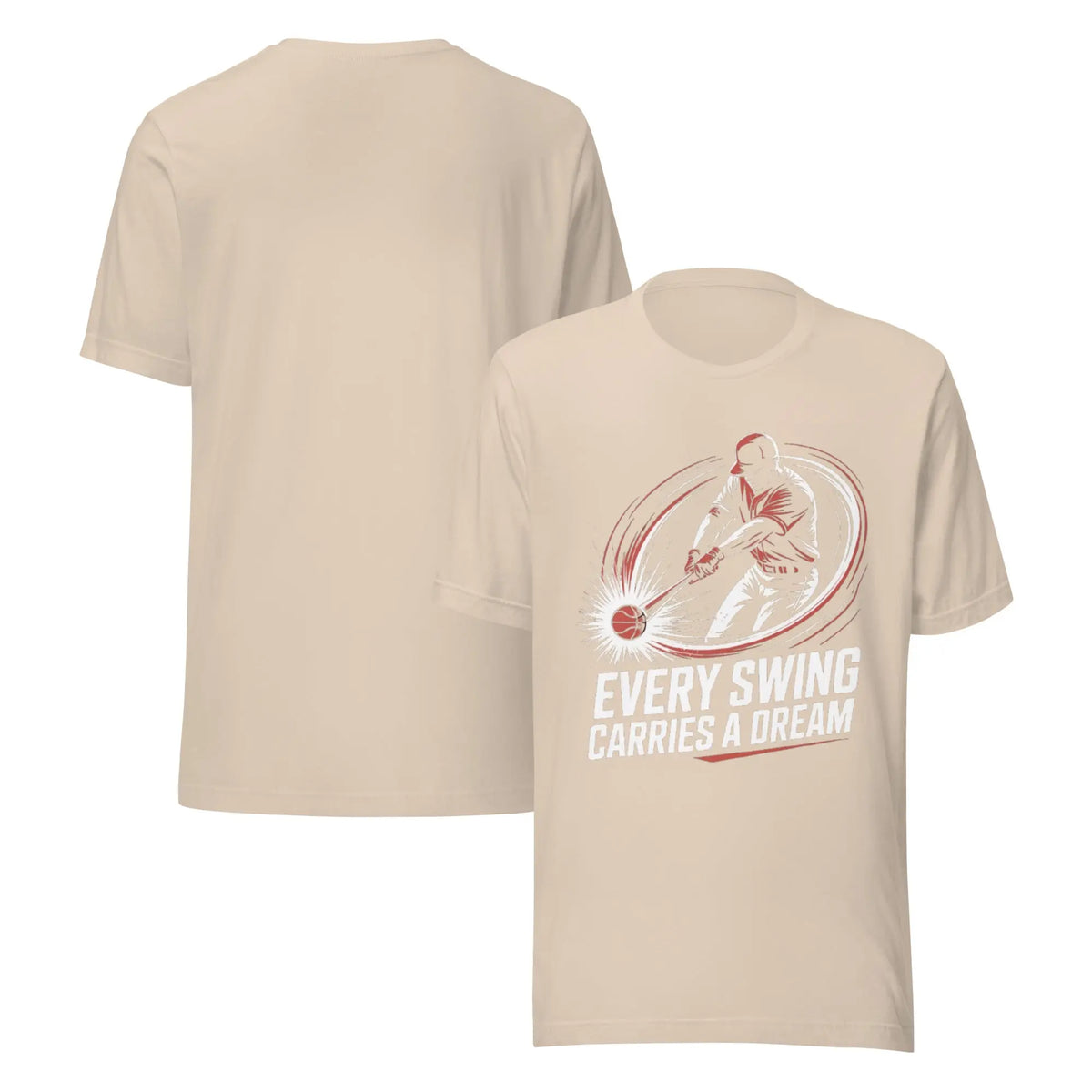 Every Swing Carries A Dream Unisex T-Shirt | Bella Canvas DTG Sports Tee by Ortrends