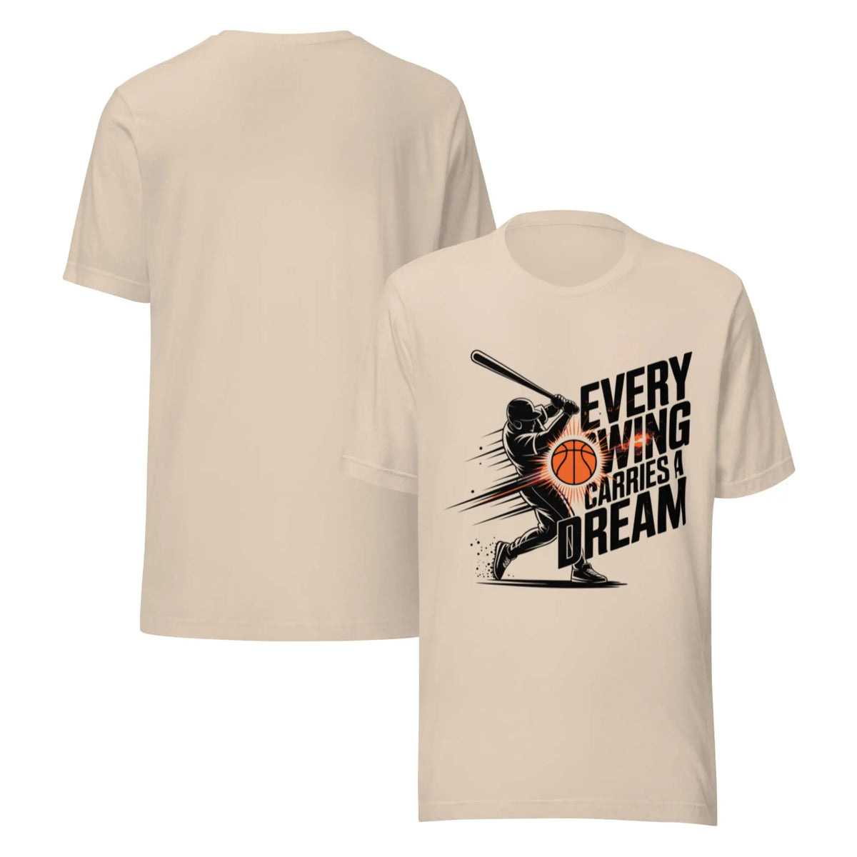 Dream Shot Wing Unisex T-Shirt | Bella Canvas DTG Sports Graphic Tee by Ortrends