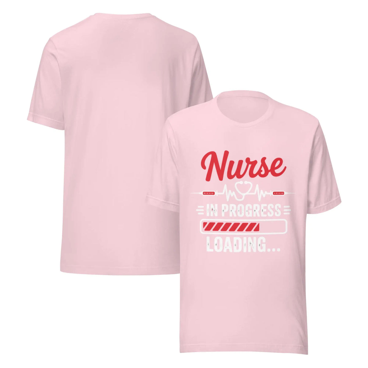 Nurse In Progress Unisex T-Shirt | Bella Canvas DTG Nursing Tee by Ortrends