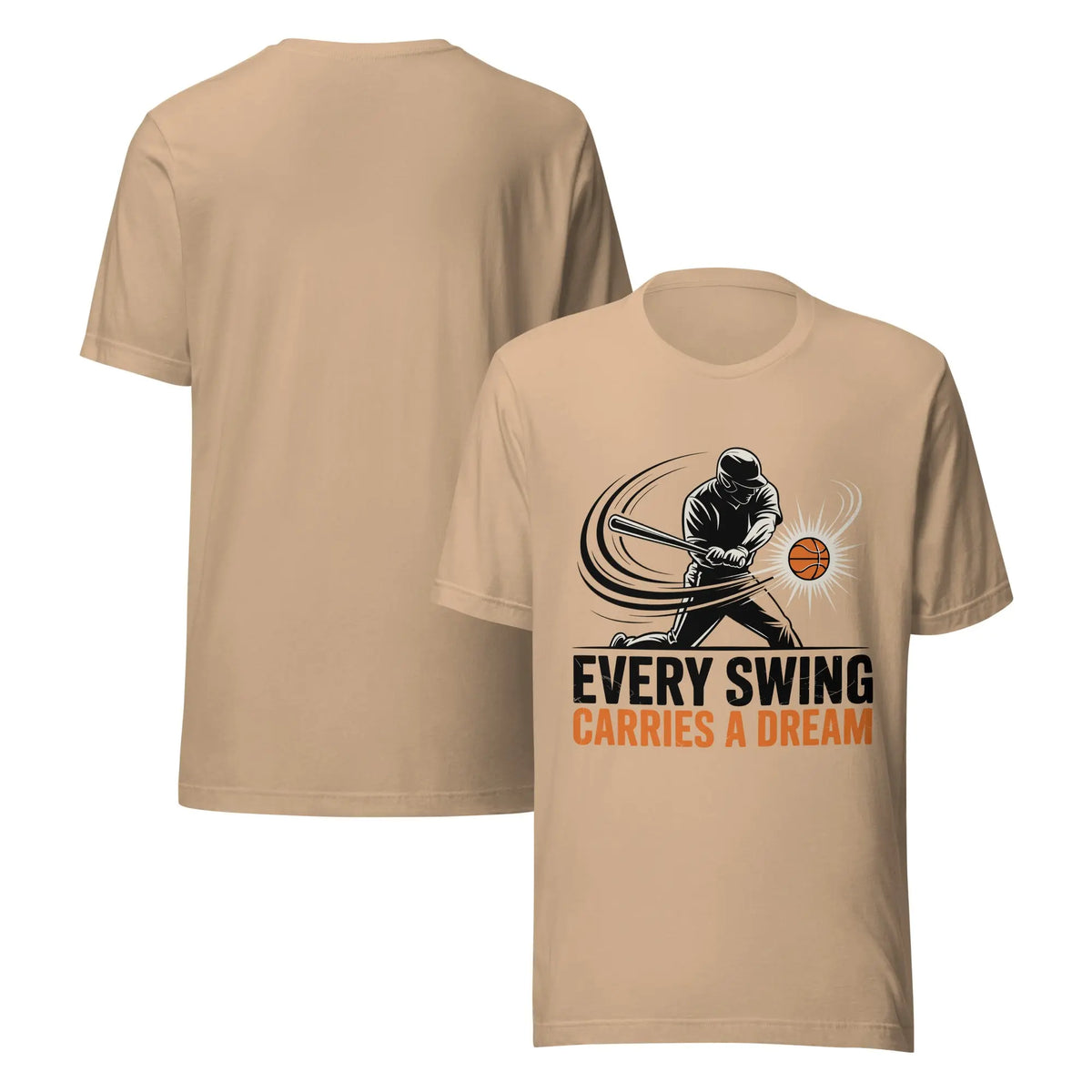 Every Swing Carries A Dream Unisex T-Shirt | Bella Canvas DTG Sports Graphic Tee by Ortrends
