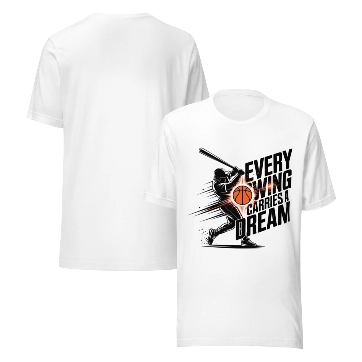 Dream Shot Wing Unisex T-Shirt | Bella Canvas DTG Sports Graphic Tee by Ortrends