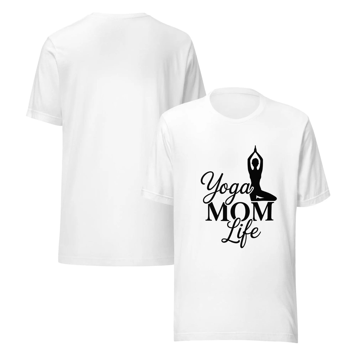 Yoga Mom Life Unisex T-Shirt | Bella Canvas DTG Yoga Tee by Ortrends