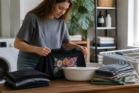 Alternatives to Machine Washing Graphic Shirts