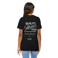 Quality Never Fades T-Shirt-Vintage Script Back Print, Premium Streetwear Unisex T-Shirt by Printify