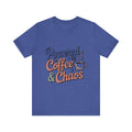 Powered by Coffee & Chaos Unisex T‑Shirt by Printify