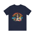 Summer Vibes Dog Tee - Cute Beach Puppy Graphic Unisex T-Shirt by Printify