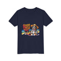 Youth Tee-'Good Times & Golden Skies' Beach Dog Graphic Unisex T-Shirt by Printify