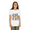 Youth Tee — "Summer Vibes" Tropical Beach Graphic Unisex T-Shirt by Printify