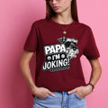 Papa I'm Joking Funny Schnauzer T-Shirt | Funny Schnauzer Dad Shirt | Humor Pet Lover Tee Gift by Ortrends