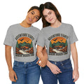Adventure Starts Where Roads End Off-Road Unisex T-Shirt by Printify