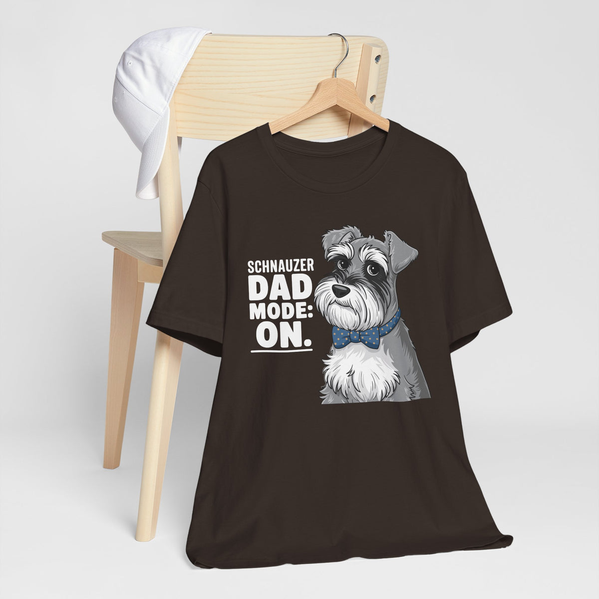Schnauzer Dad Mode On Unisex T-Shirt | Schnauzer Dad Shirt | Funny Miniature