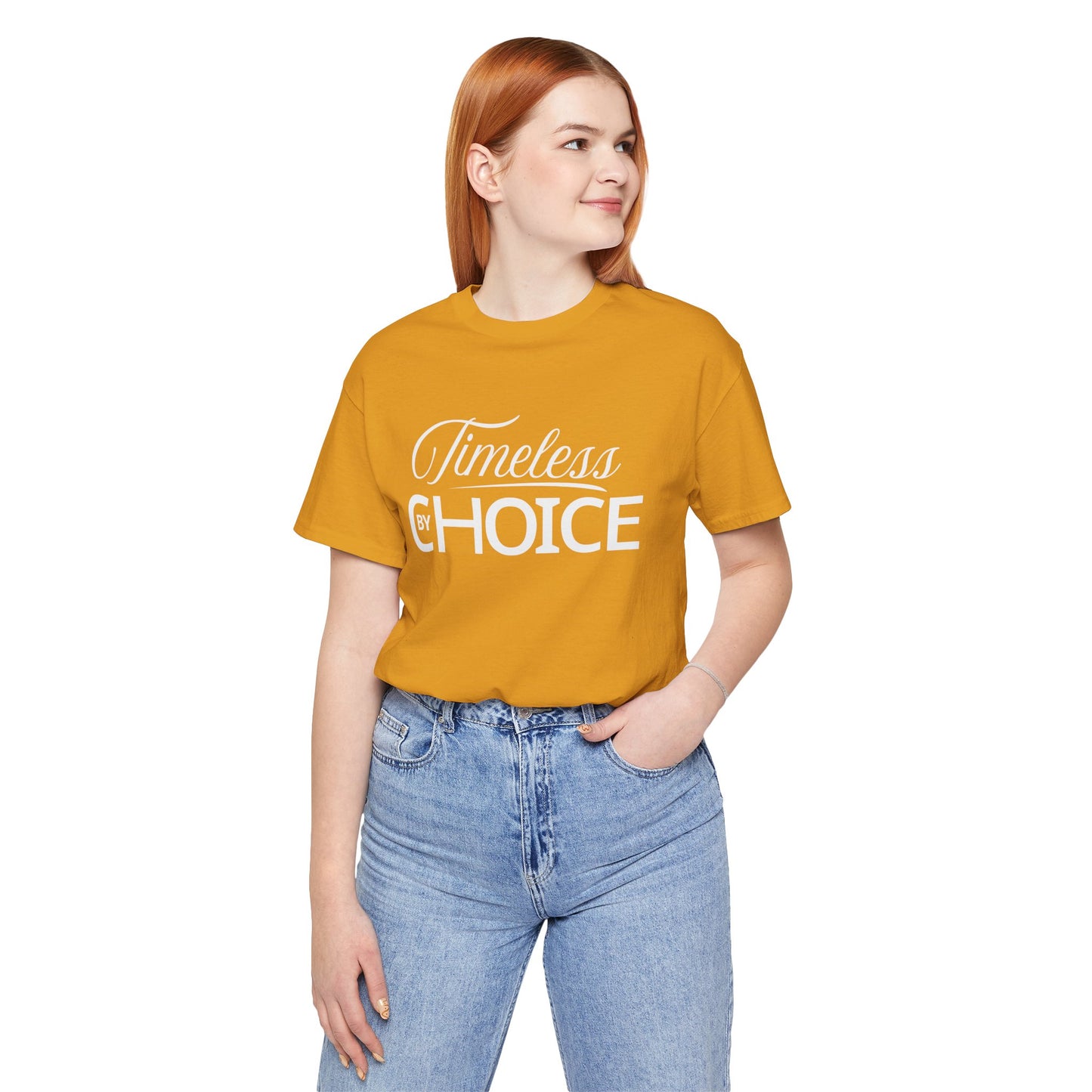 Timeless By Choice Graphic Tee-Retro Inspirational Cotton Unisex T-Shirt by Printify