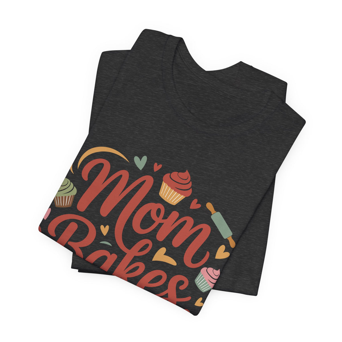 Mom Bakes Best Unisex T-Shirt | Baking Mom Shirt | Cute Gift For Mom