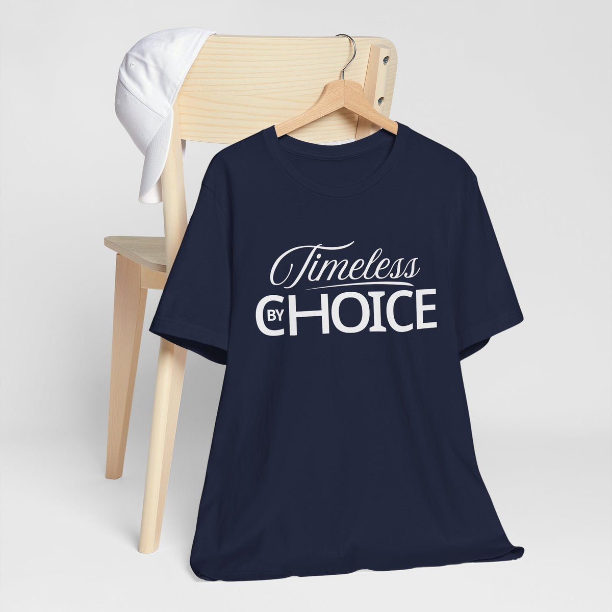Timeless By Choice Graphic Tee-Retro Inspirational Cotton Unisex T-Shirt by Printify