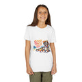 Youth Tee-'Good Times & Golden Skies' Beach Dog Graphic Unisex T-Shirt by Printify