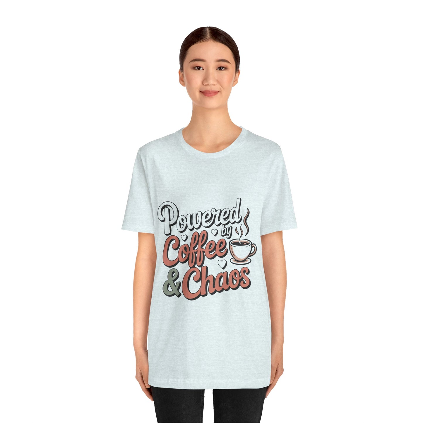 Powered by Coffee & Chaos Unisex T‑Shirt by Printify