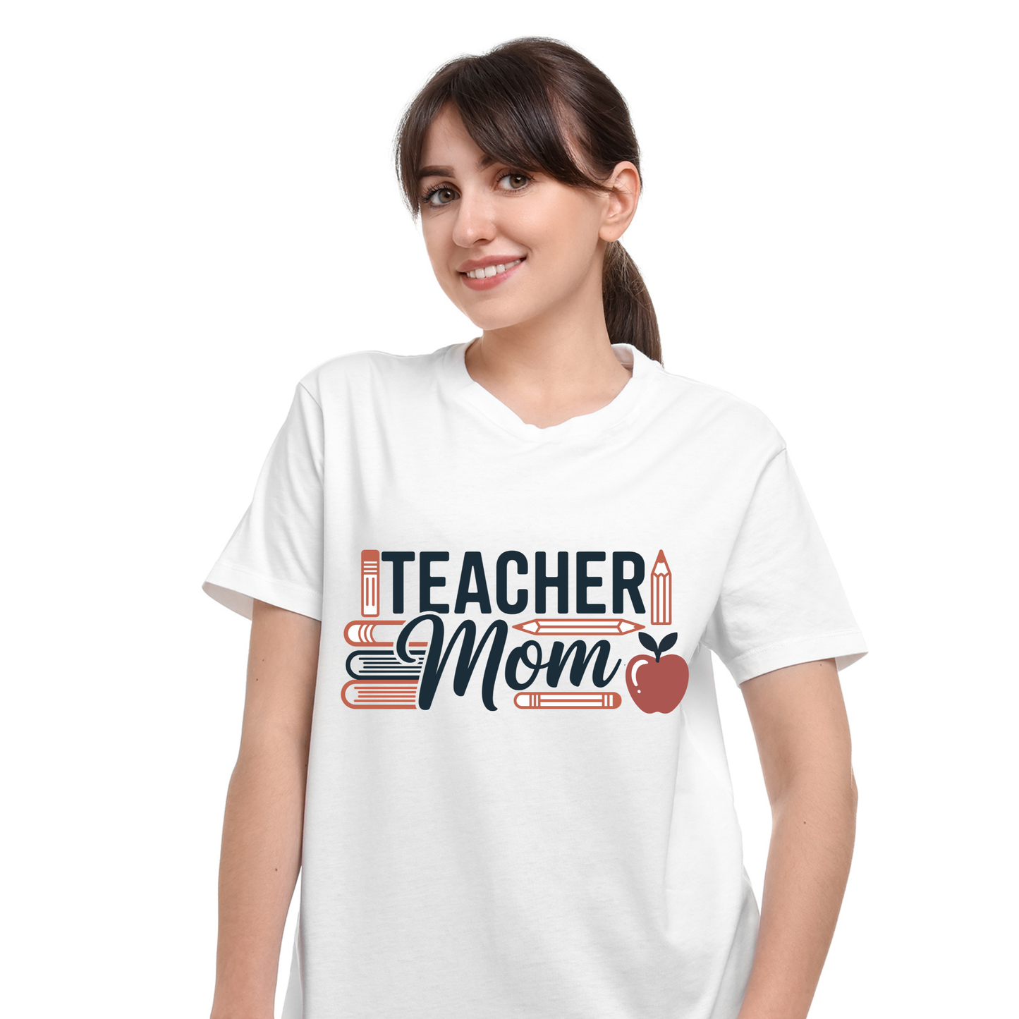 Teacher Mom T-Shirt | Cute Educator Tee | Teacher Appreciation & Mother's Day Gift