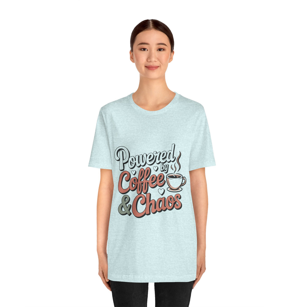 Powered by Coffee & Chaos Unisex T‑Shirt by Printify