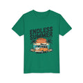 Youth Tee-"Endless Summer" Retro Camper Palm Tree Graphic Unisex T-Shirt by Printify