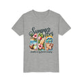 Youth Tee — "Summer Vibes" Tropical Beach Graphic Unisex T-Shirt by Printify