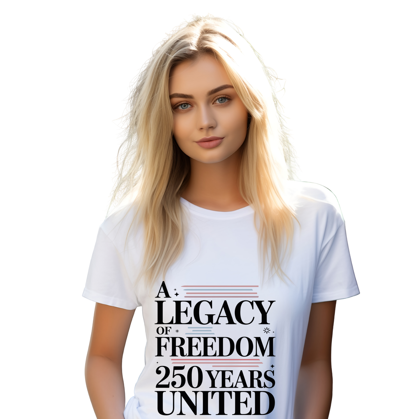 A Legacy of Freedom – 250 Years United T-Shirt | Patriotic USA 4th of July Shirt