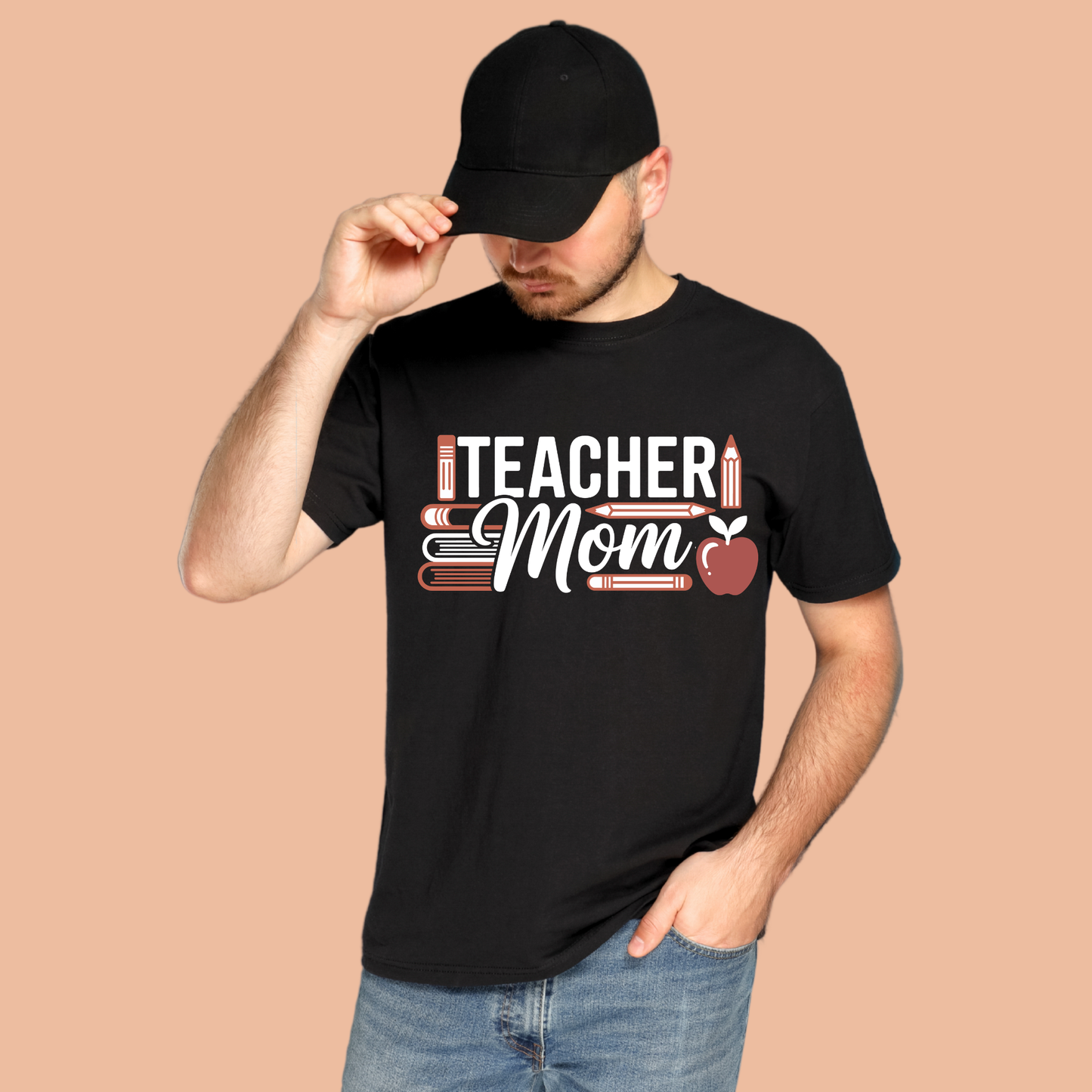 Teacher Mom T-Shirt | Cute Educator Tee | Teacher Appreciation & Mother's Day Gift