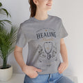 Healing Hands T-Shirt-Compassionate Care Nurse Unisex T-Shirt by Printify